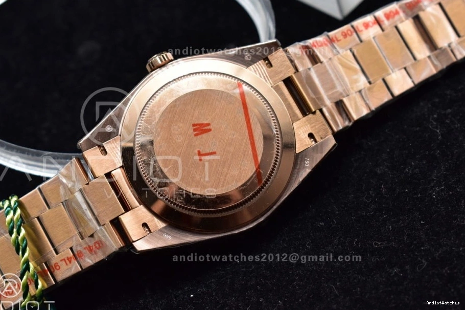 Dial DayDate Bracelet Crystal Markers A TWF Meteorite President RG 402 SmartChoice Steel 40 on 316L 0422